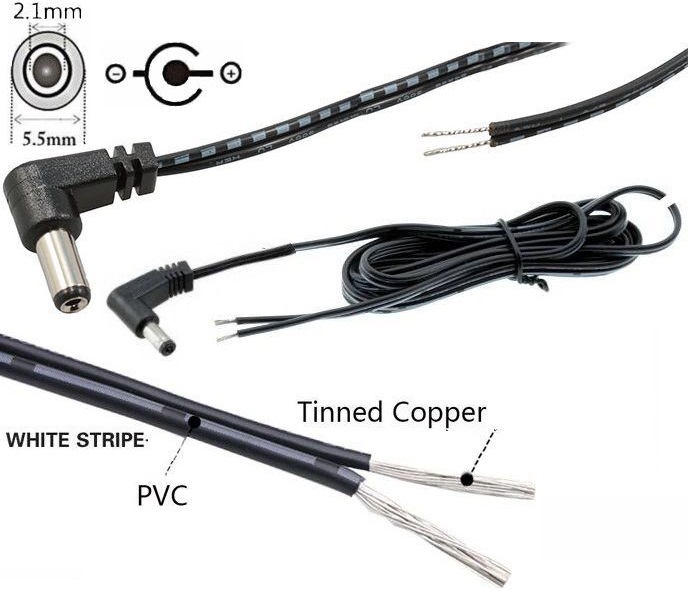 Jack con Cable plano